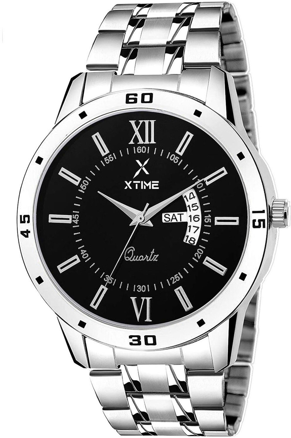 XTIME Analog Watch - For Men Premium Round Black Dial Day & Date Functioning Analogue Watch for Men's & Boys - Image 1