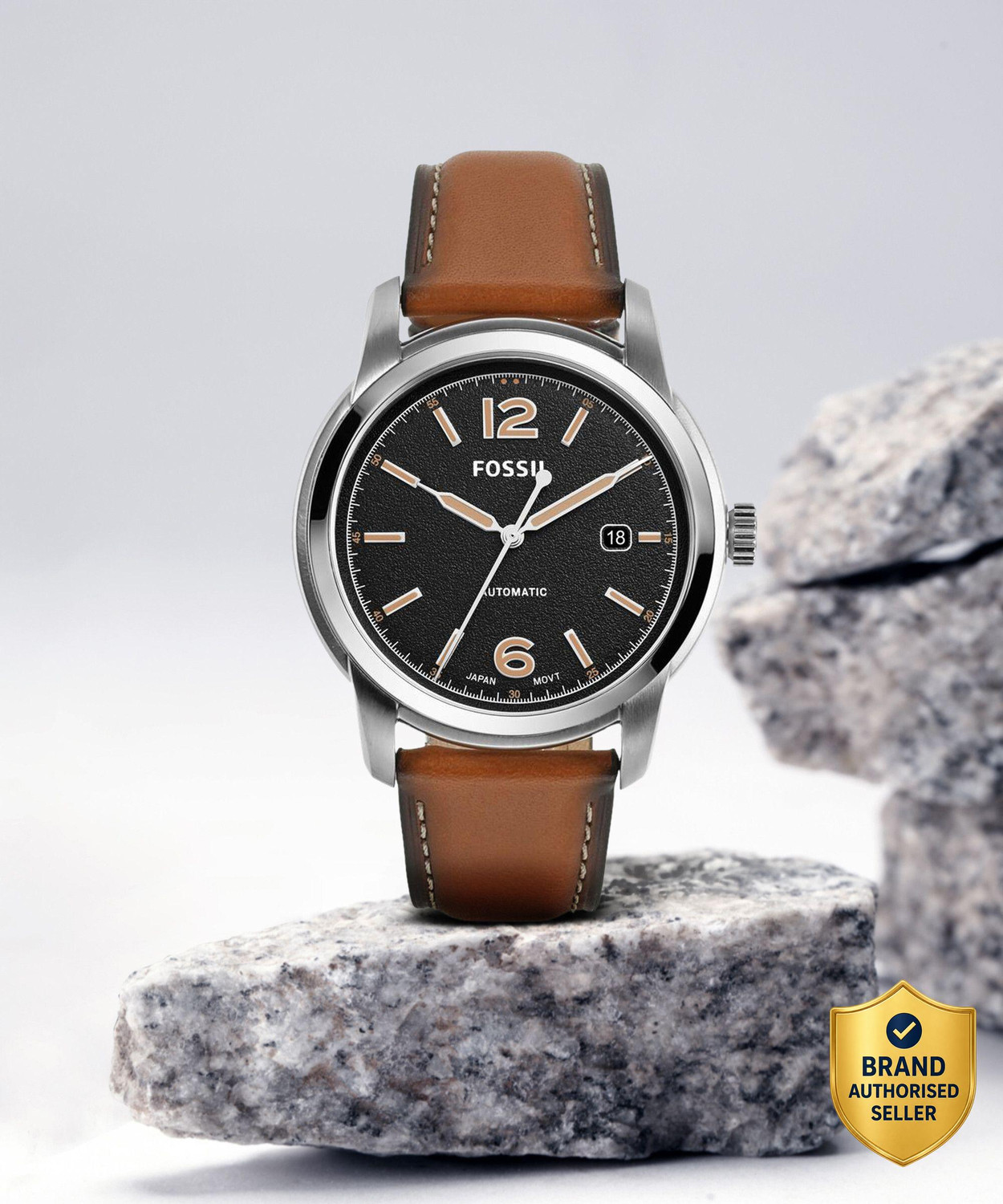 Fossil Heritage Analog Watch for Men ME3233 - Image 1