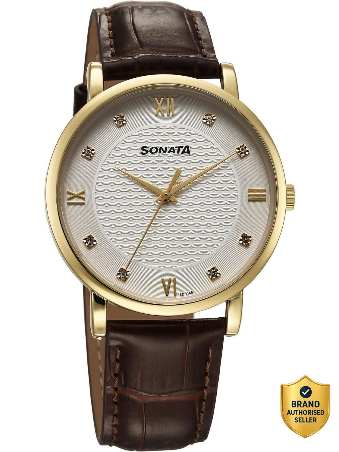 SONATA Festive Analog Watch for Men 77155YL01 - Image 1