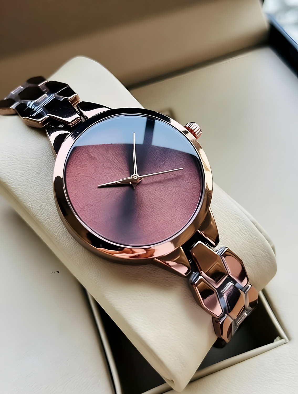 Bamford Women's Brown Analog Wrist Watch - Image 1