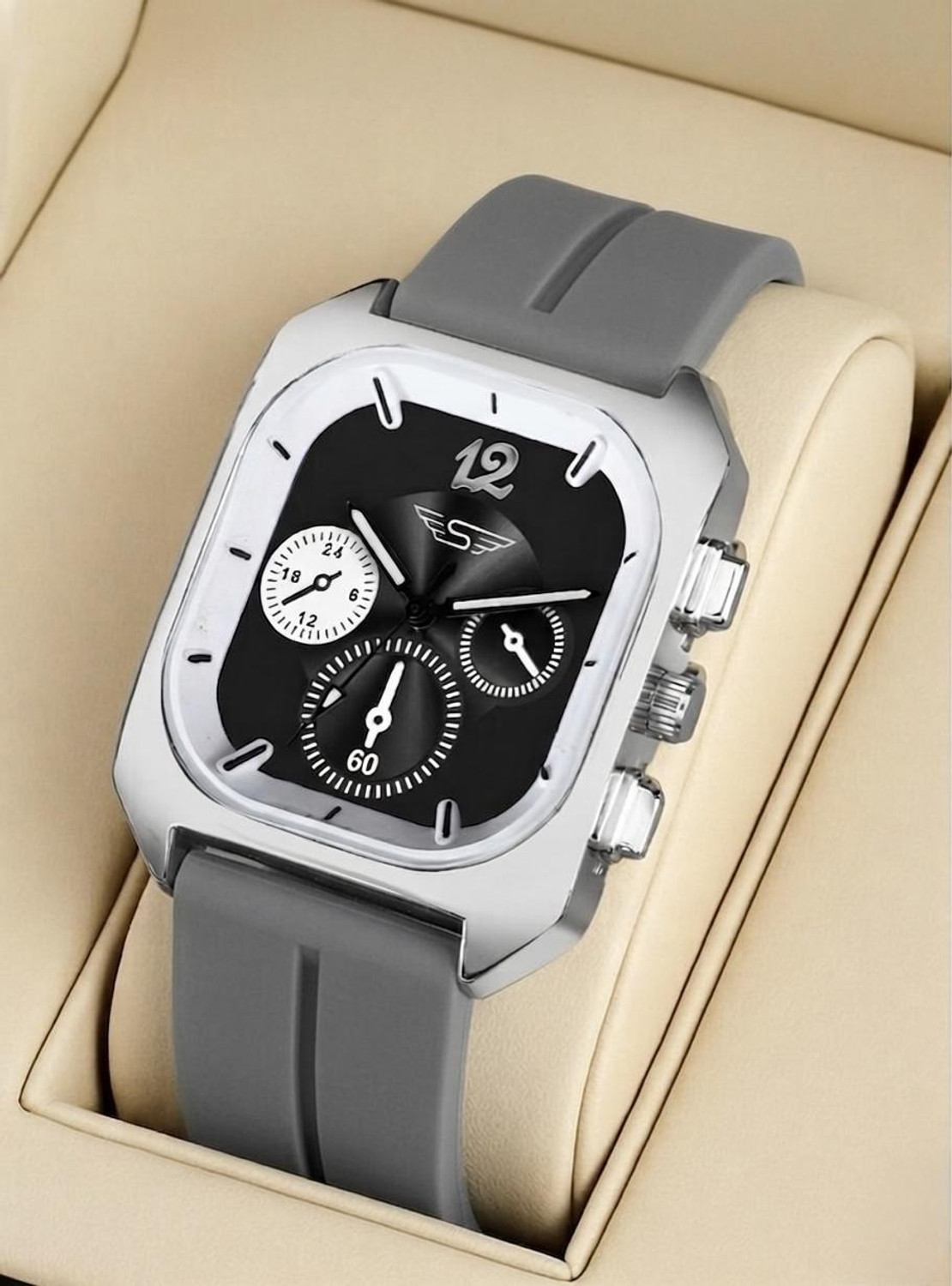Shivark SL-44 Square Analog Watch for Men - Image 1