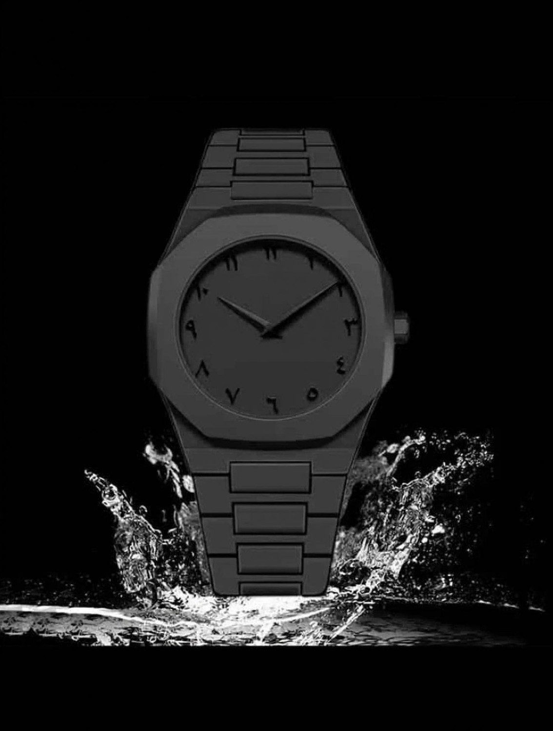 ZENGEE Analog Watch - For Men Arabic Black - Image 1