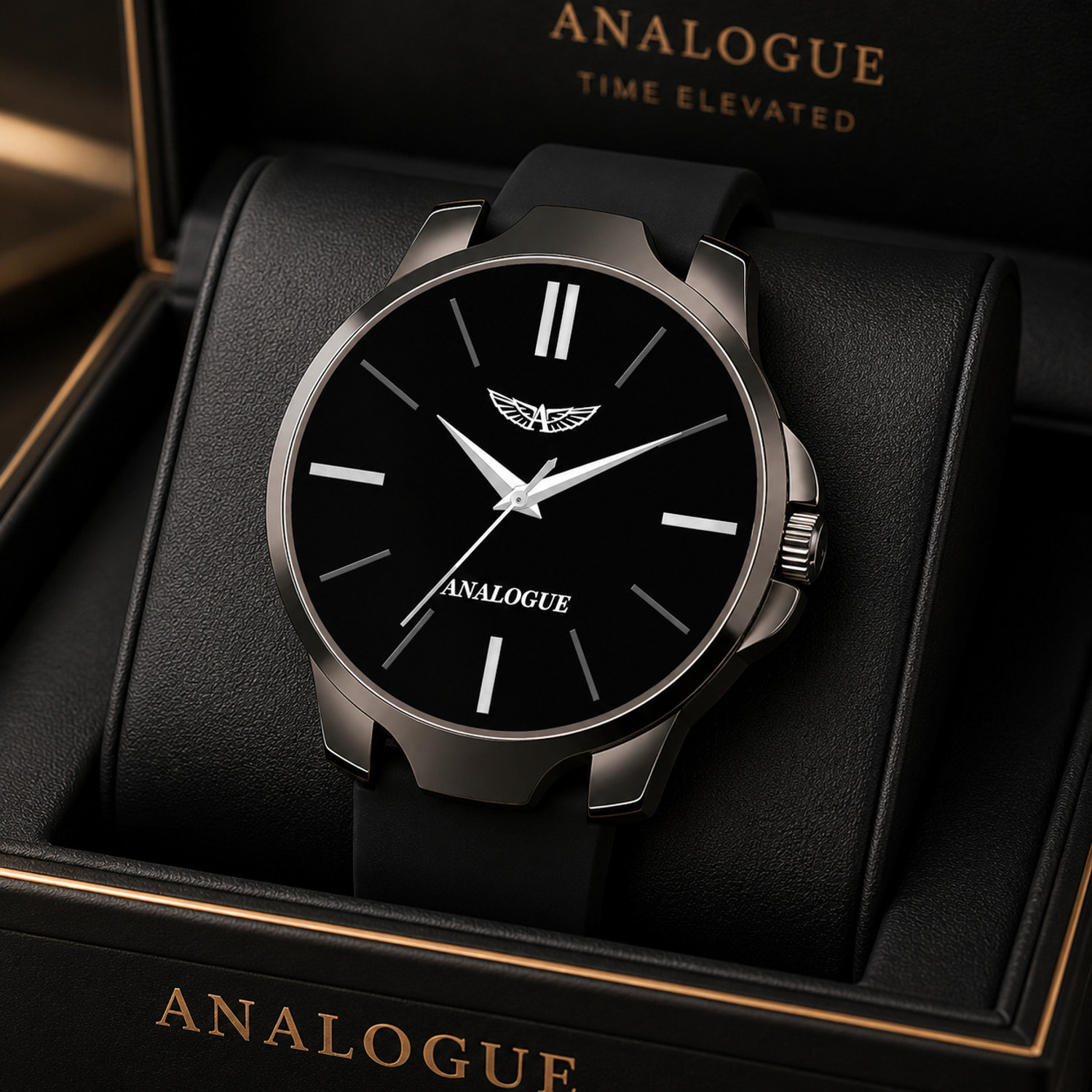 ANALOGUE ANLG-904-BLACK-BLACK-SC - পà§à¦°à§à¦·à¦¦à§à¦° à¦à¦¨à§à¦¯ à¦à§à¦¿ - Image 1