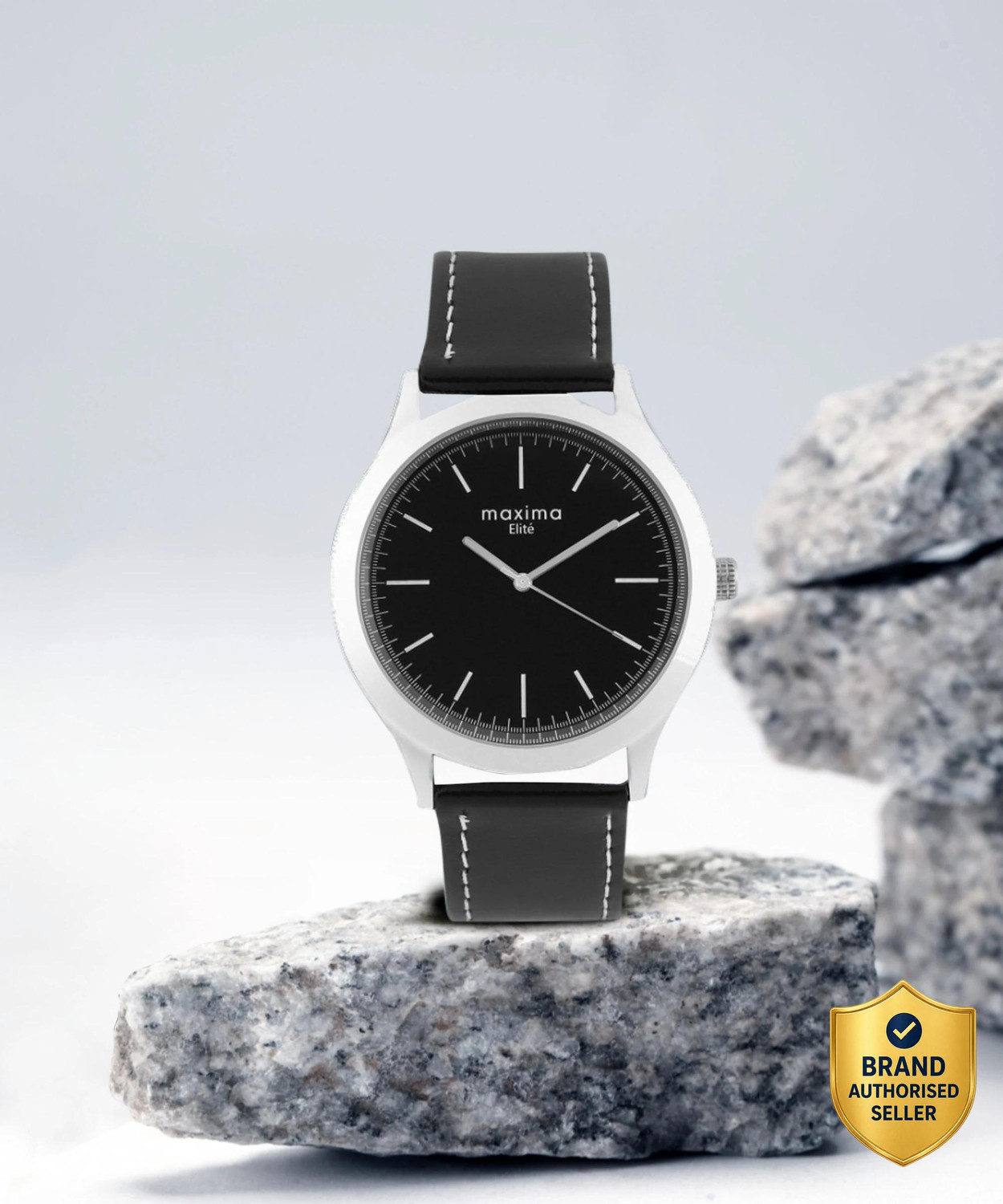 MAXIMA Elite Collection with Leather Strap & Premium Durable Dial Analog Watch - For Men L-63069LMGI - Image 1