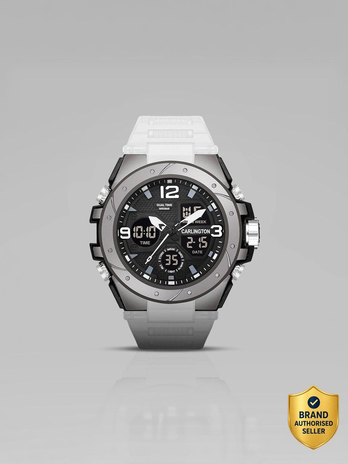 Carlington Endurance 9105 White à¤à¤£à¥à¤¡à¥à¤¯à¥à¤°à¥à¤à¤¸ à¤¸à¥à¤°à¥à¤à¤¼ - à¤ªà¥à¤°à¥à¤·à¥à¤ à¤à¥ à¤²à¤¿à¤ à¤à¤¡à¤¼à¥ - Image 1