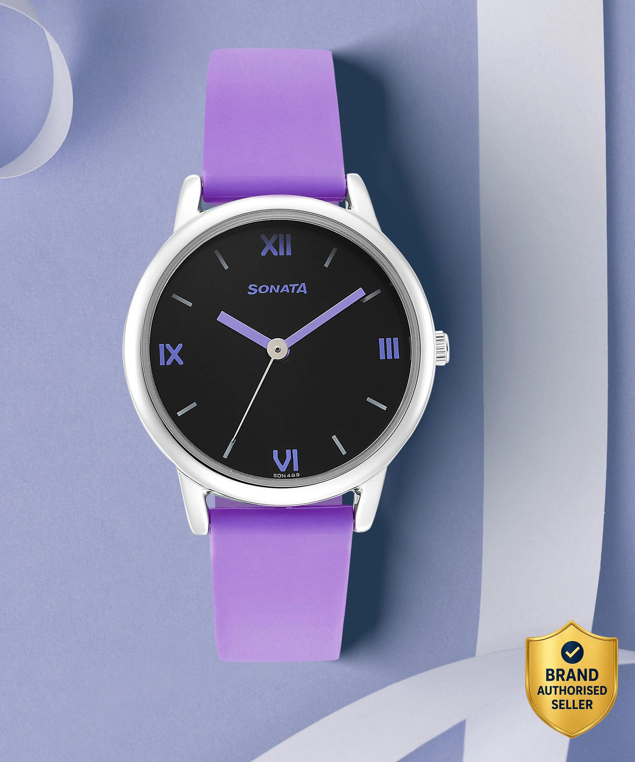 Sonata Splash 3.0 Analog Watch for Women 8172SP04 - Image 1