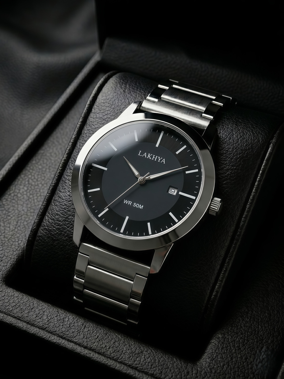LAKHYA Analog Watch - For Men D-CHN-05-BLK - Image 1