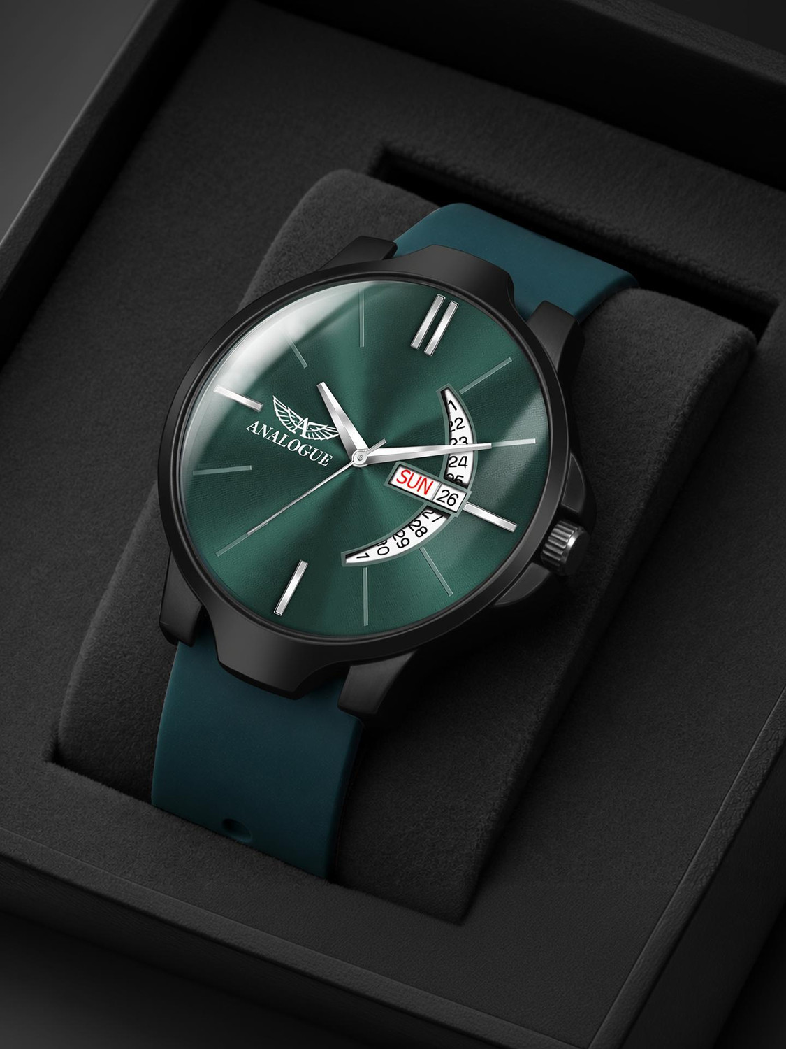 ANALOGUE Minimalist Series Smart Watch Strap with Day-Date Analog - Image 1