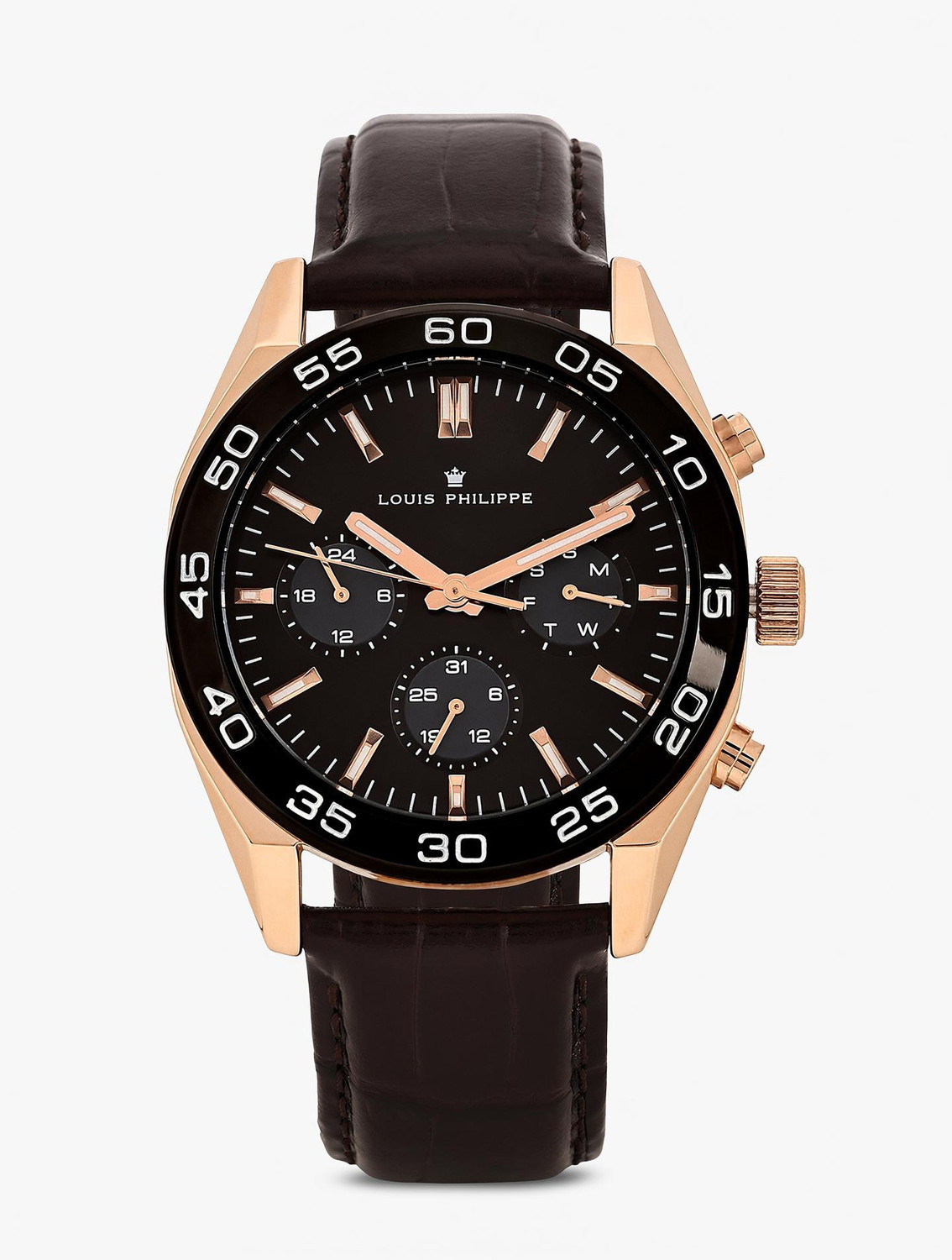 Louis Philippe Multifunction Black Dial Analog Watch Analog Watch - For Men LP000009A - Image 1