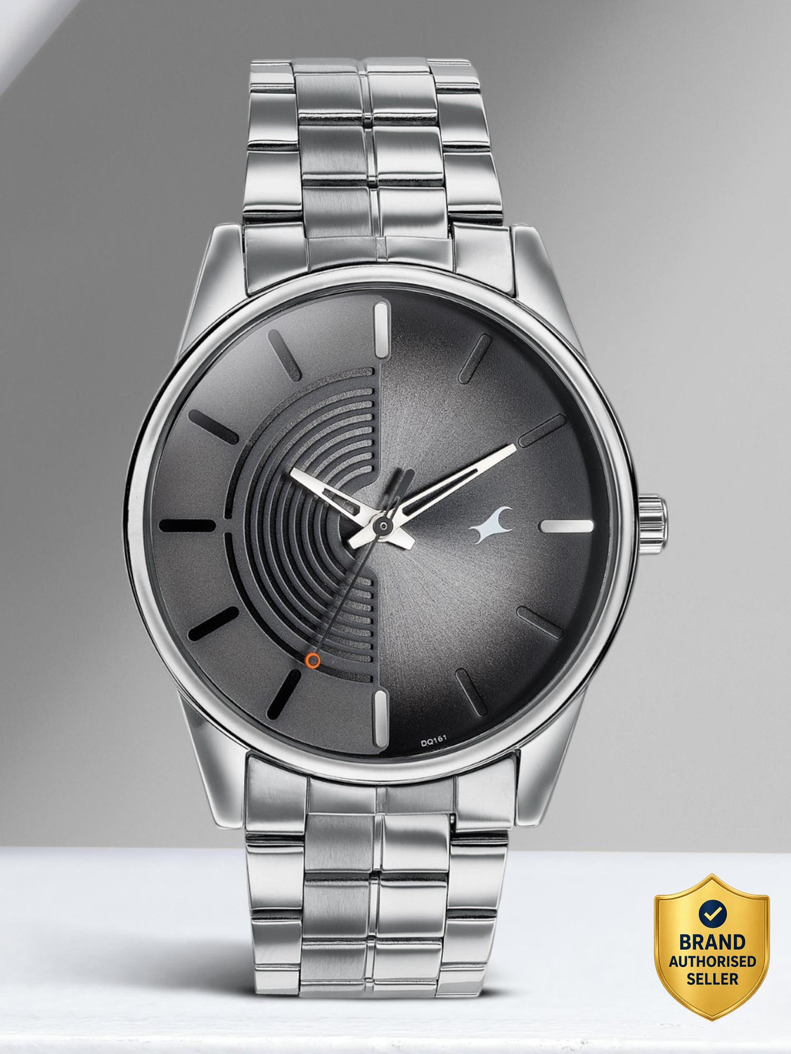 Fastrack Stunners Anthracite Dial Silver Stainless Steel Strap Analog Watch - For Men NT3305SM02,3305SM02 - Image 1