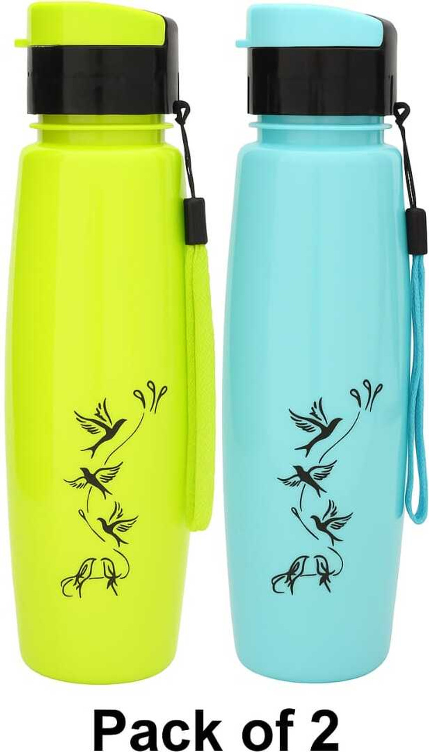 DMAIN-4 500 ml Water Bottles (Set of 2, Multicolor) - Image 1