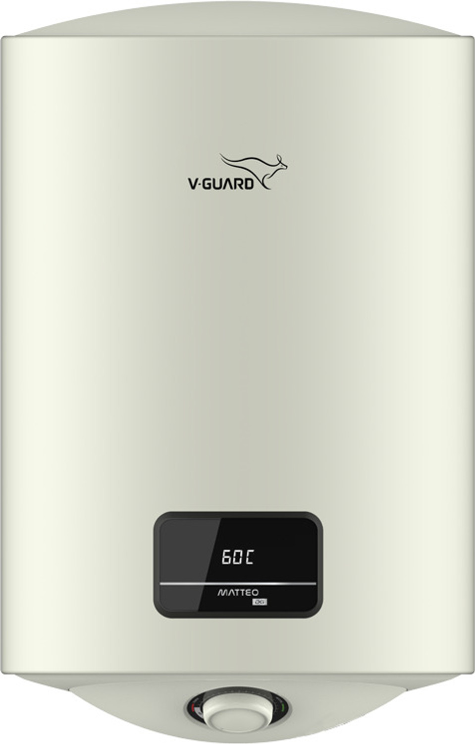 V-Guard 10 L Storage Water Geyser Digital Display | High Energy Efficiency | Advanced 4 Layer Safety | Suitable for Hard Water (Matteo DG 10 Litre, 4 Star, White) (White) - Image 1