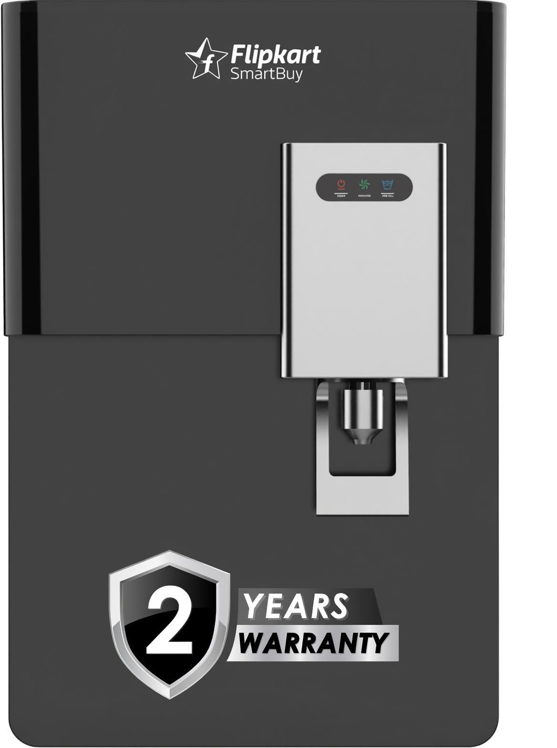 Flipkart SmartBuy PureAura 9L RO+UV+UF Water Purifier (Black) - Image 1