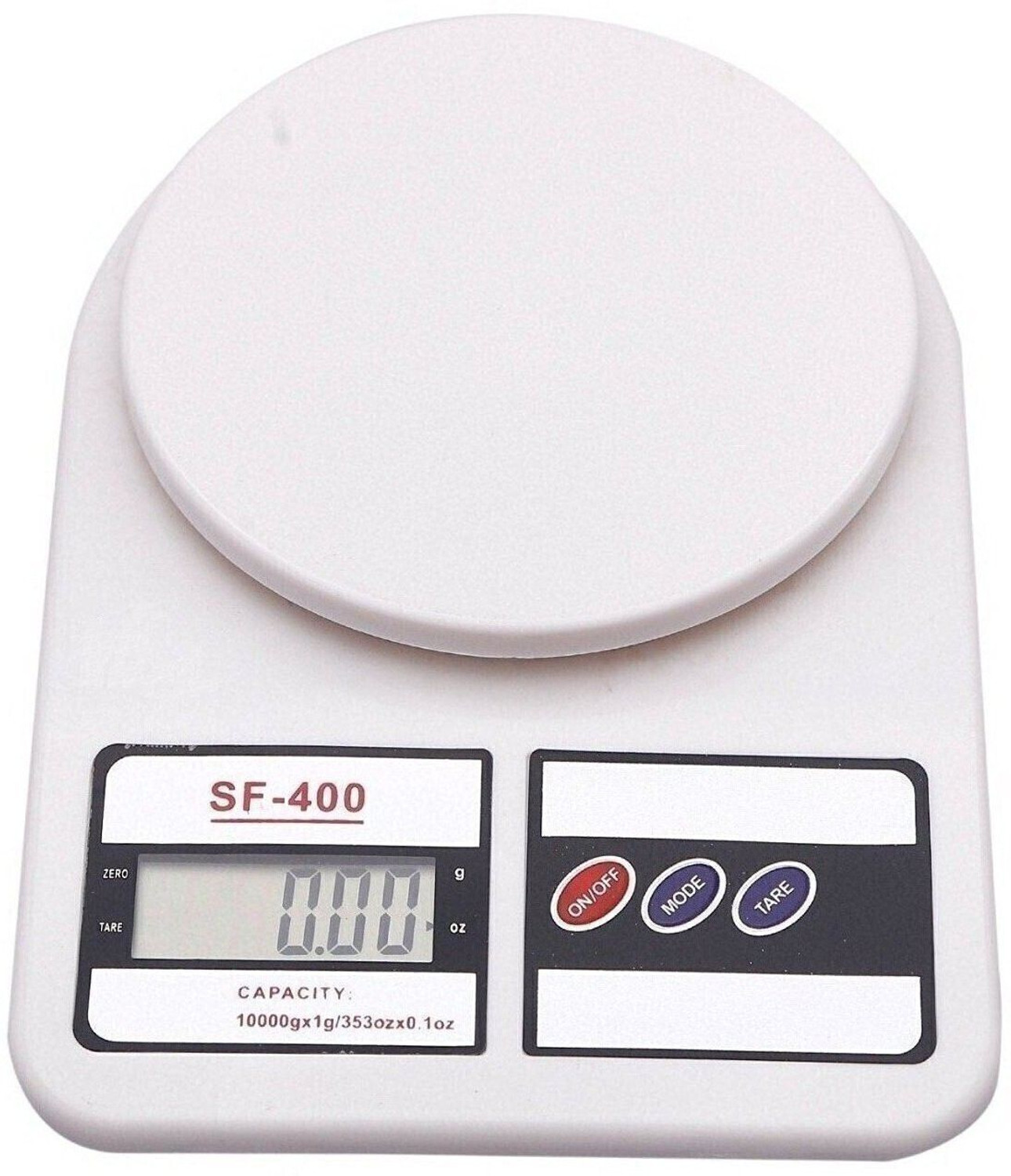 SSVL Electronic Digital 1Gram-10 Kg Weight Scale Kitchen Weight Scale Machine Measure for measuring fruits,shop,Food,Vegetable,vajan,kirana kata,kirana weight machine Weighing Scale for grocery,kata,taraju,shop,computer kata,tarazu,jewellery,sabzi,kirana, Weighing scale (White) Weighing Scale (White) Weighing Scale (White) - Image 1