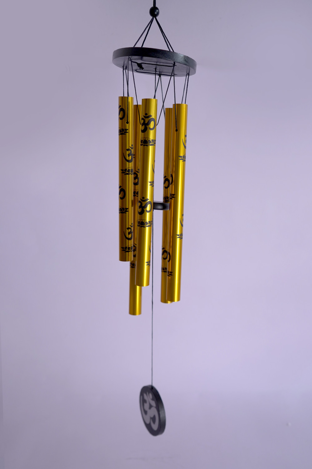 Anrek Bamboo Windchime (25 inch, Gold) - Image 1