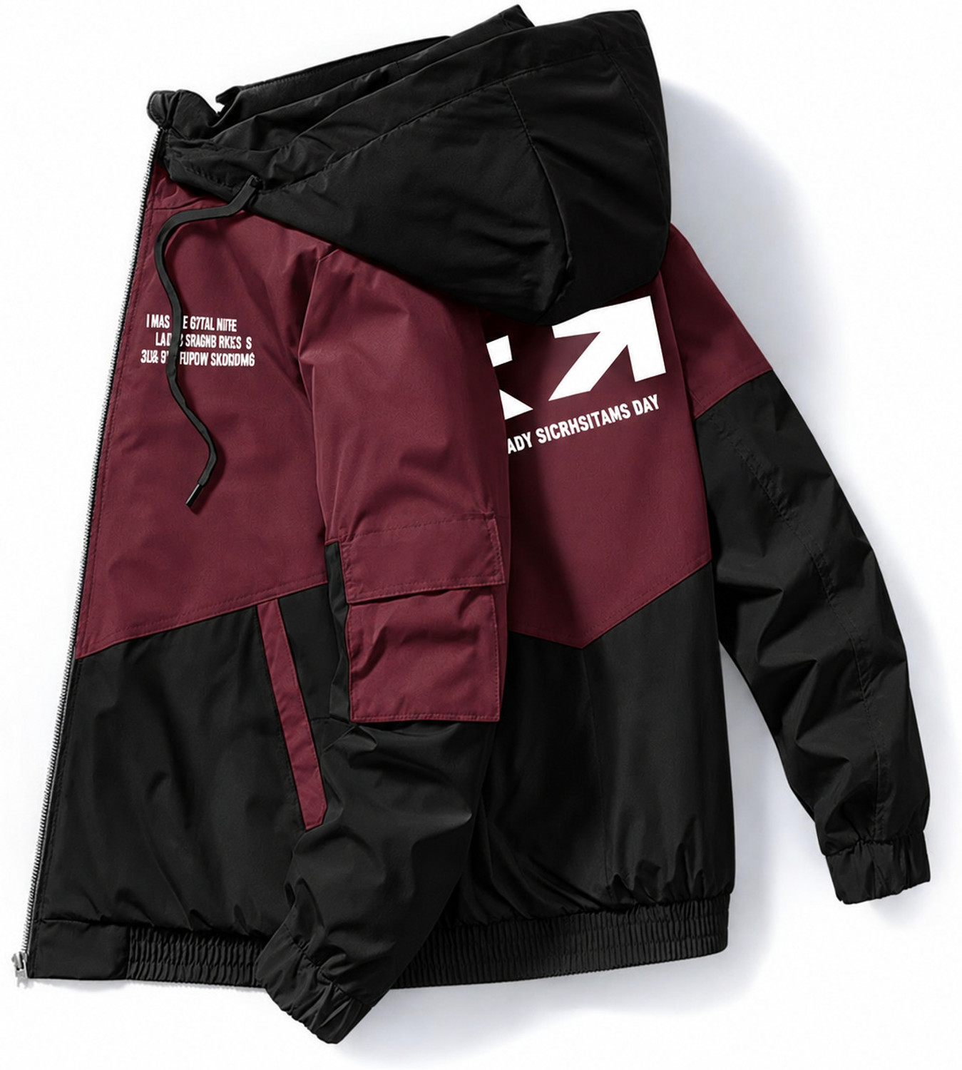 ZYRONA Printed Men Wind Cheater - Image 1