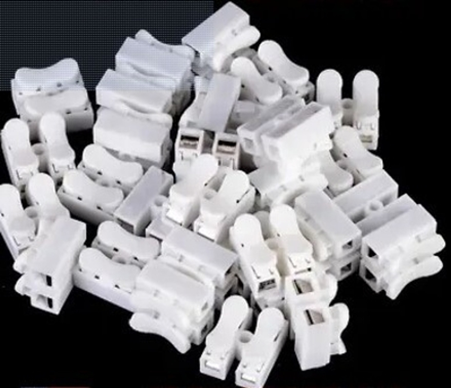 Onneybrothers roxttwo48 PUSH 5 Amp Quick Wire Connector, White, Pack - Image 1