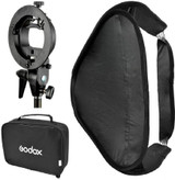 Godox Bowens Softbox – 60x60 Cm, Met Honingraatraster, Draagbaar, Voor Flitsers – Ideaal Voor Portretten En Productfotografie