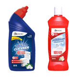 ZEOX Floor Cleaner (Citrus) & Toilet Cleaner 1Lt Combo Citrus
