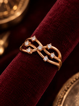 MEENAZ adjustable rose gold ring for girls women girlfriend couple