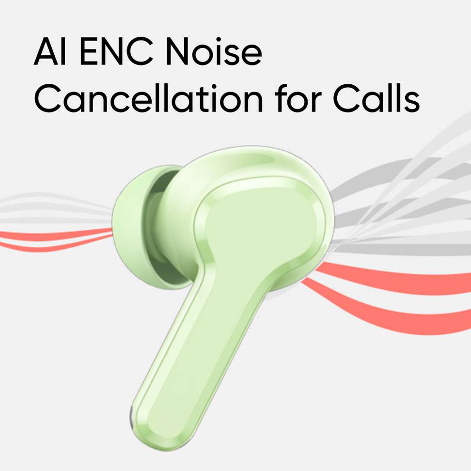 Shopsy realme Buds T110 (RMA2306) TWS Earbuds with AI ENC - Image 4