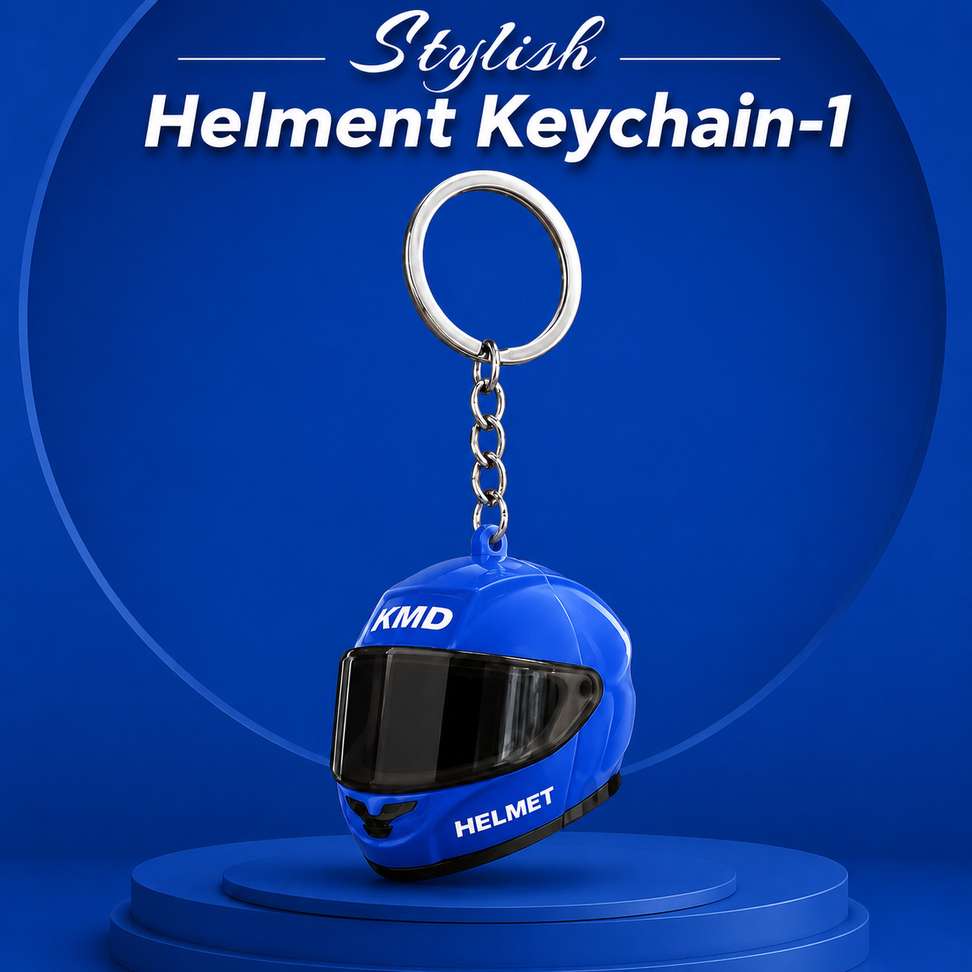 Shopsy devanshikidstoy Helmet Keychain with LED Auto Light - Image 2