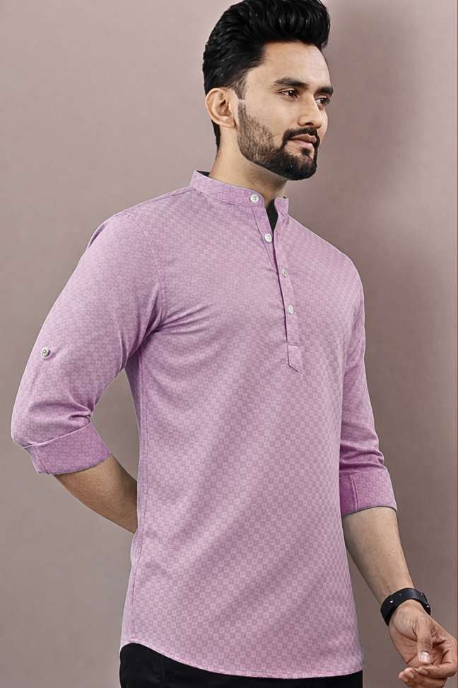 Varbandhan Men Self Design Straight Kurta - Buy Varbandhan Men Self Design Straight Kurta Online at Best Prices in India | Shopsy.in - Image 4