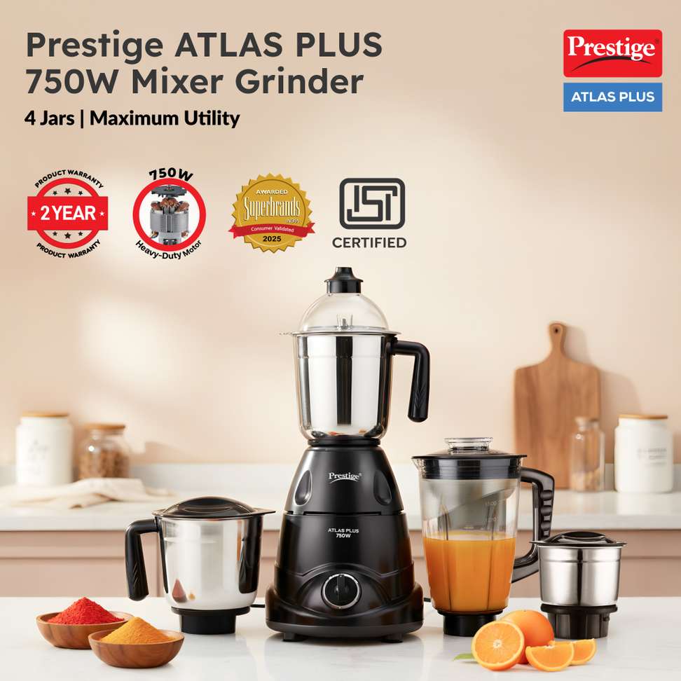 Shopsy Prestige Plus 750W Juicer Mixer Grinder - Image 3