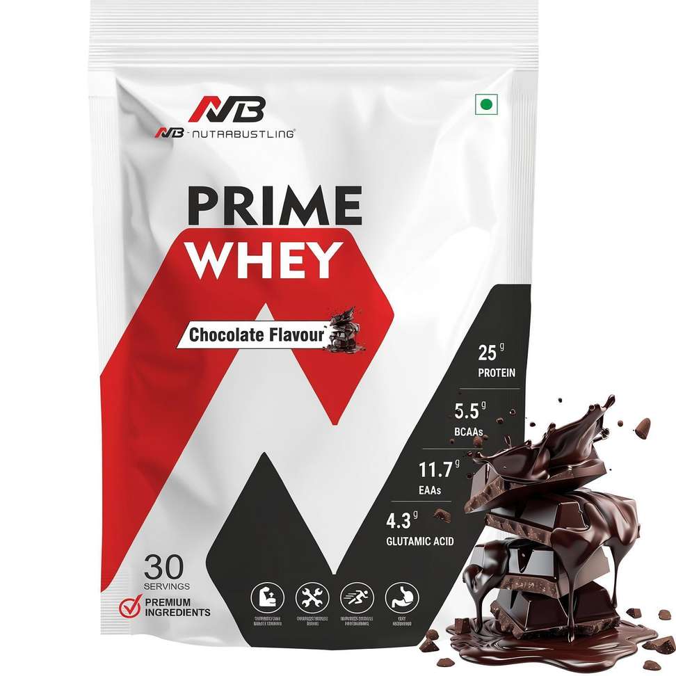 Nutrabustling Prime Whey Protien Supplement Powder, 25g Protein Per Scoop Whey Protein Price in India - Buy Nutrabustling Prime Whey Protien Supplement Powder, 25g Protein Per Scoop Whey Protein online at Shopsy.in - Image 2