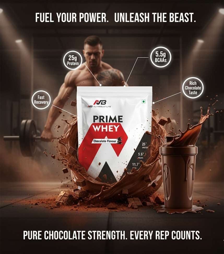 Nutrabustling Prime Whey Protien Supplement Powder, 25g Protein Per Scoop Whey Protein Price in India - Buy Nutrabustling Prime Whey Protien Supplement Powder, 25g Protein Per Scoop Whey Protein online at Shopsy.in - Image 3