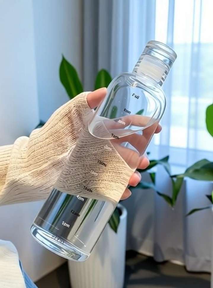 Shopsy Tap2kaart 500ml Borosilicate Glass Bottle with Hourly Time - Image 3