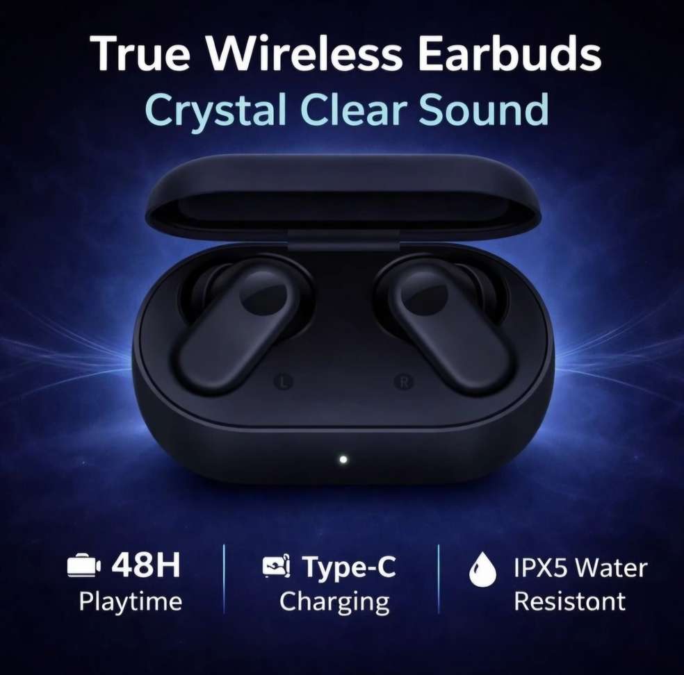 Shopsy BAKKERS MUSIC Latest Buds 2026 B67 True Wireless Earbuds - Image 3