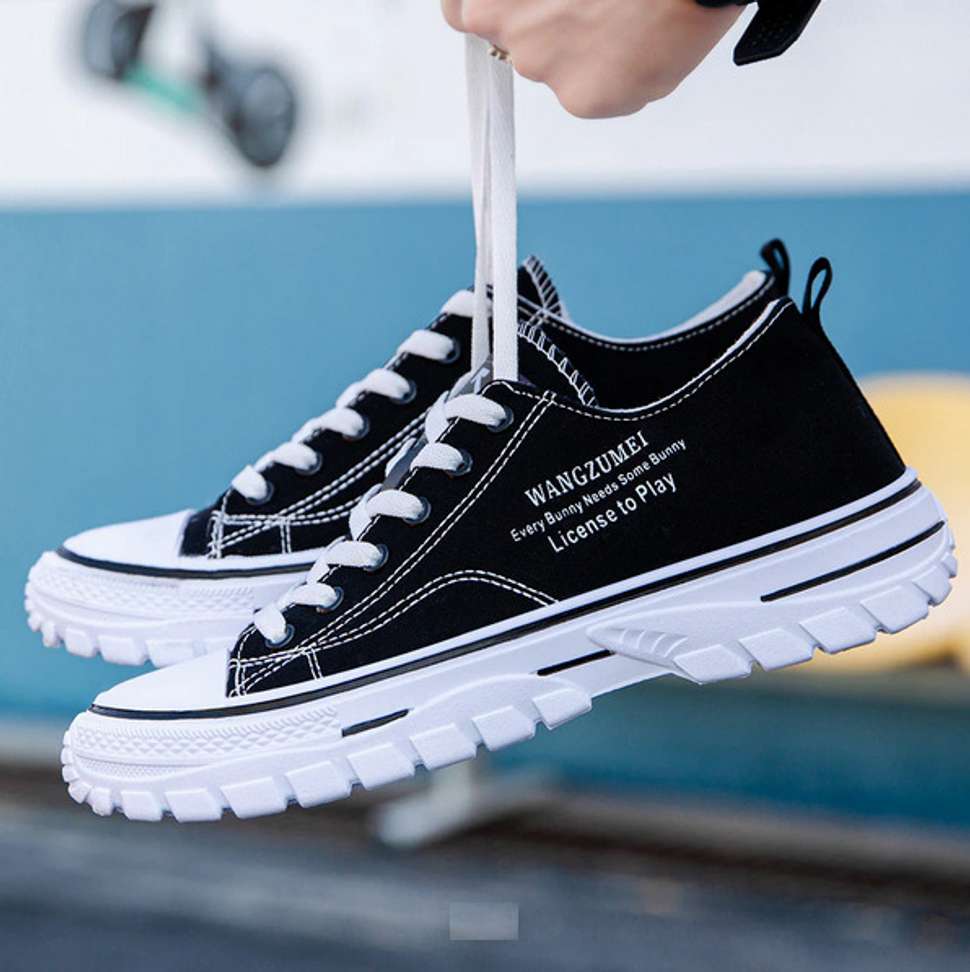 Shopsy JAMARION Trendy Black Sneakers for Men and Boys - Image 6