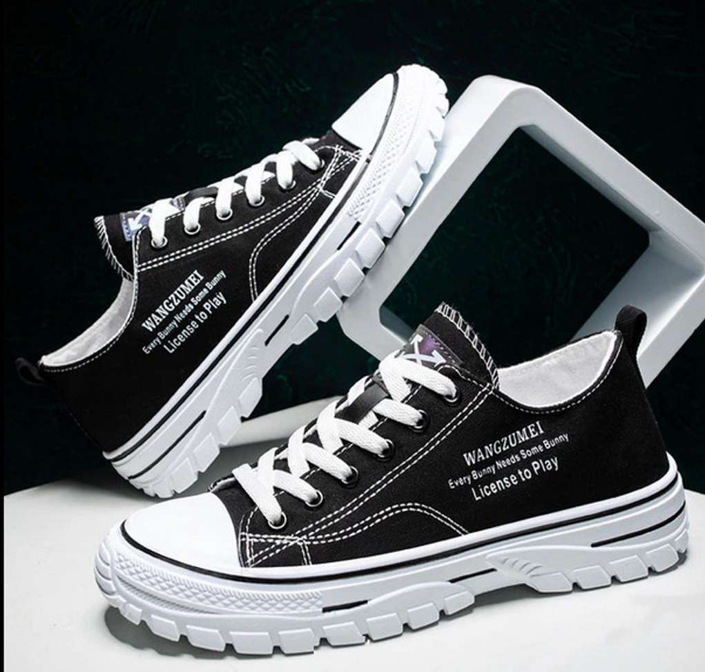 Shopsy JAMARION Trendy Black Sneakers for Men and Boys - Image 3