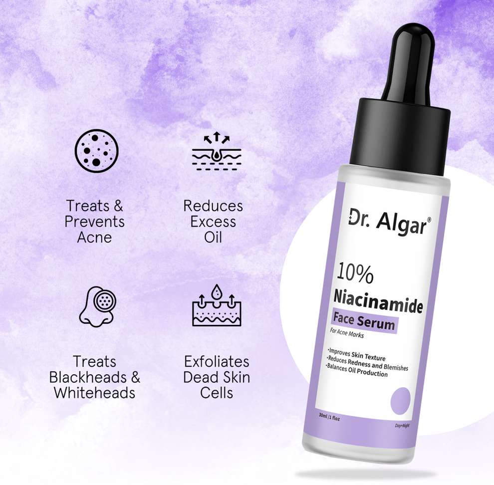 Shopsy Dr. Algar Niacinamide Face Serum + Beetroot Lip Balm Combo - Image 4