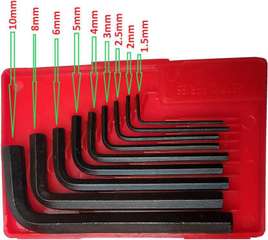 Kshivi Shop Best Pcs Allen Key Set L Shape Repair Tool Kit For