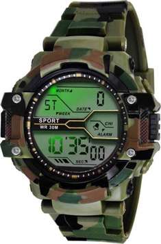 Wrist Watch_155 Digital Sport Watch Silicon Strep Digital Watch