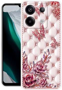 REDMI Note 13 Pro 5G, MZB0G45IN beautiful pink flower designing