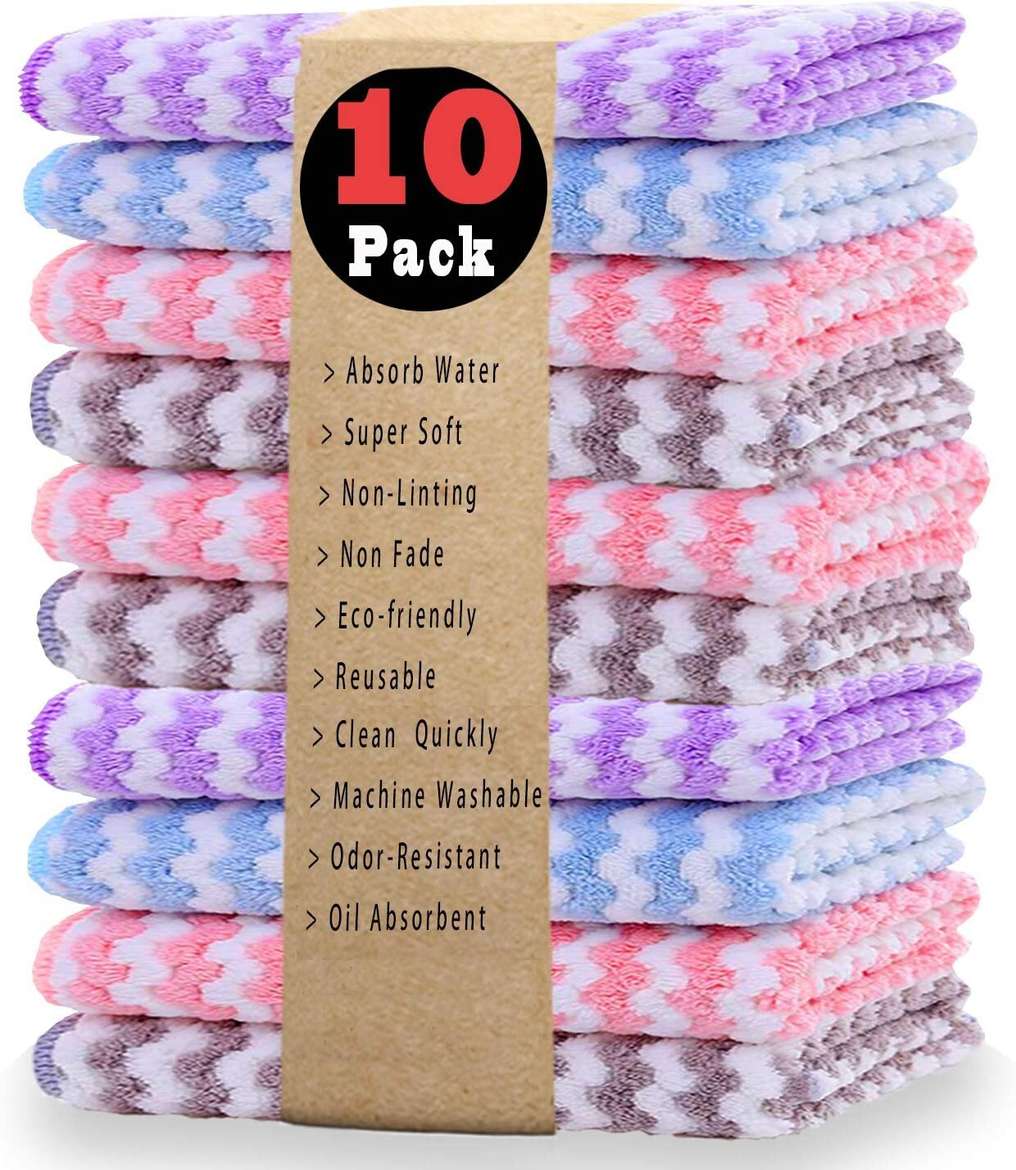 XY Decor Microfiber Cleaning Cloth 10 Pack