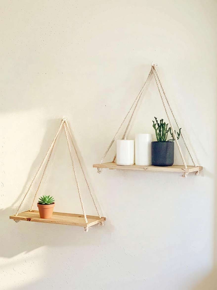 JPHandicraft Macrame Wall Hanging Shelf