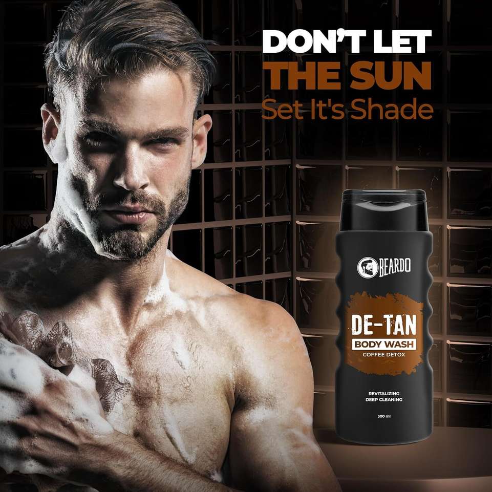 Shopsy BEARDO Coffee & Aloe Extracts De-Tan Body Wash - Image 8