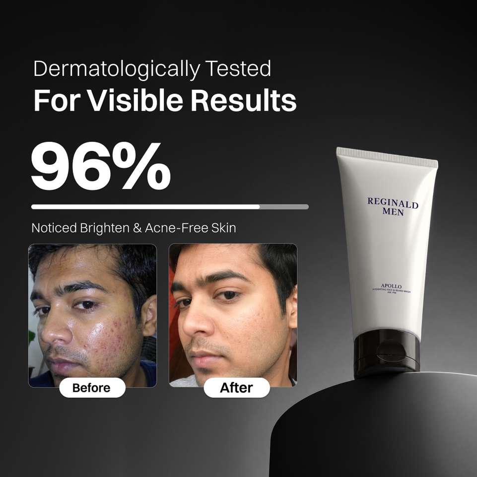 Reginald Men Hydrating Face & Beard Wash | Deep Clean, Acne & Tan Control with 8 Actives Face Wash - Price in India, Buy Reginald Men Hydrating Face & Beard Wash | Deep Clean, Acne & Tan Control with 8 Actives Face Wash Online In India, Reviews, Ratings & Features | Shopsy.in - Image 6