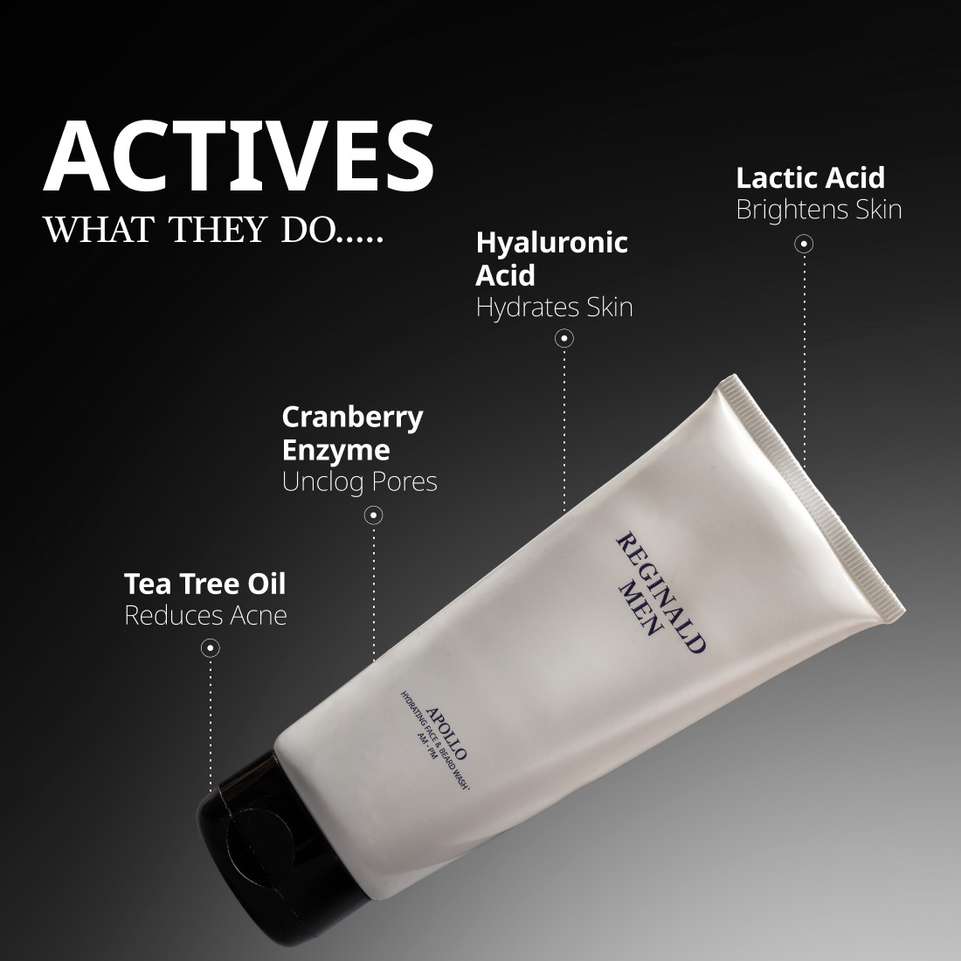Reginald Men Hydrating Face & Beard Wash | Deep Clean, Acne & Tan Control with 8 Actives Face Wash - Price in India, Buy Reginald Men Hydrating Face & Beard Wash | Deep Clean, Acne & Tan Control with 8 Actives Face Wash Online In India, Reviews, Ratings & Features | Shopsy.in - Image 3