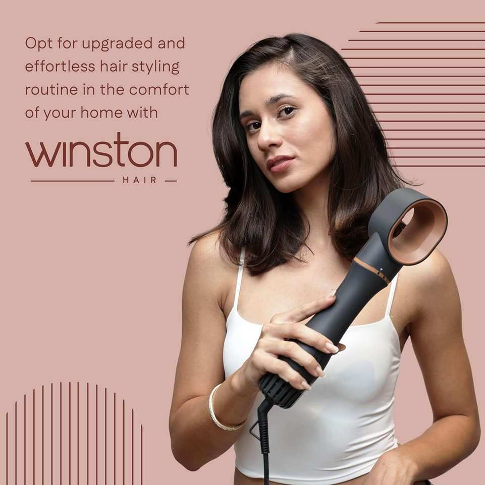Winston 4 in 1 Volumizer Hot Air Blow Brush & Dryer for Women Hair Dryer - Winston : Shopsy.in - Image 3