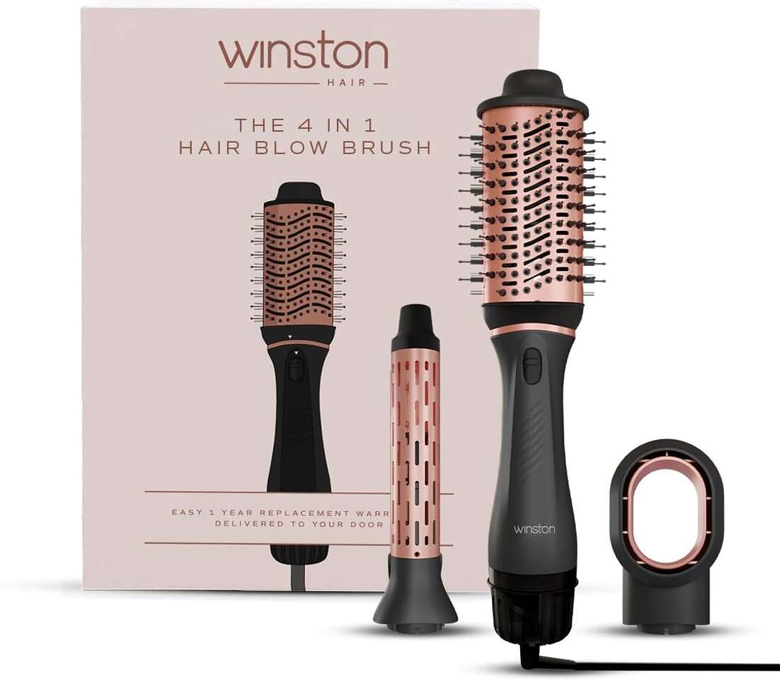 Winston 4 in 1 Volumizer Hot Air Blow Brush & Dryer for Women Hair Dryer - Winston : Shopsy.in - Image 2