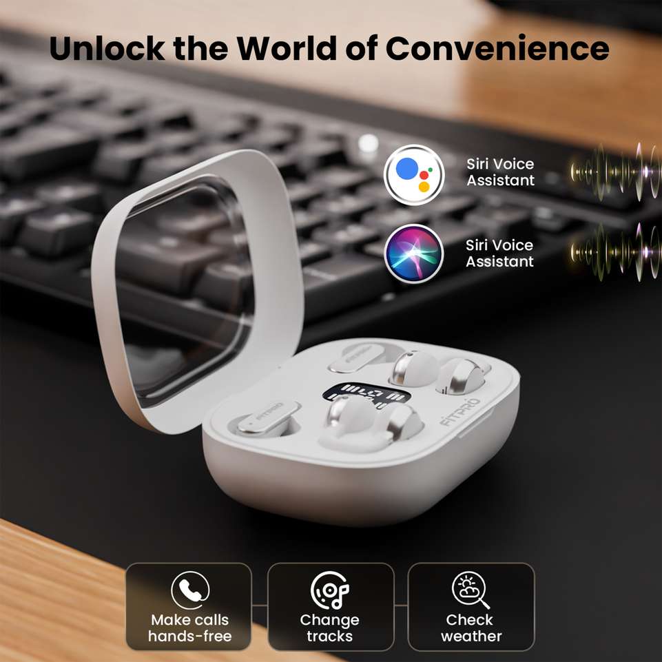 Shopsy Fitpro Q10 Sport Earhook TWS Earbuds Bluetooth 5.4 - Image 7