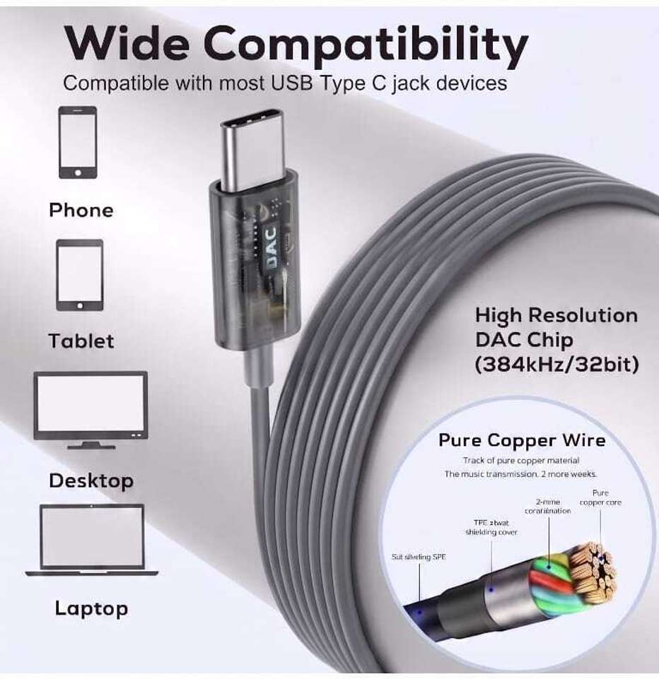 Shopsy RSTEQ Type C Magnetic Bud Wired Earphone - Image 3