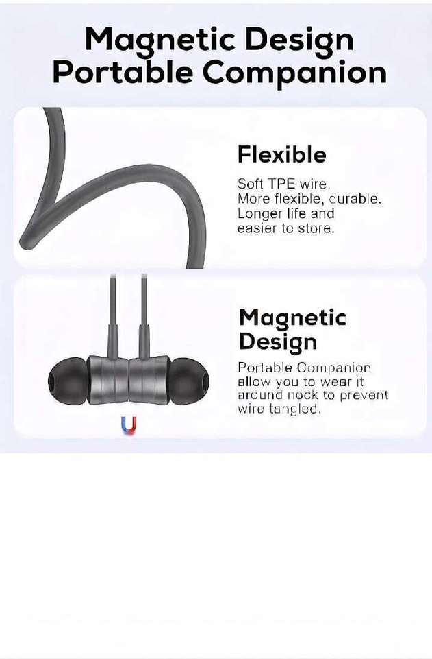 Shopsy RSTEQ Type C Magnetic Bud Wired Earphone - Image 4