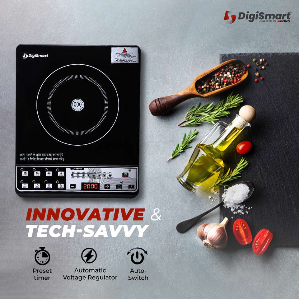 Shopsy DIGISMART 2000W Induction Cooktop Push Button - Image 4