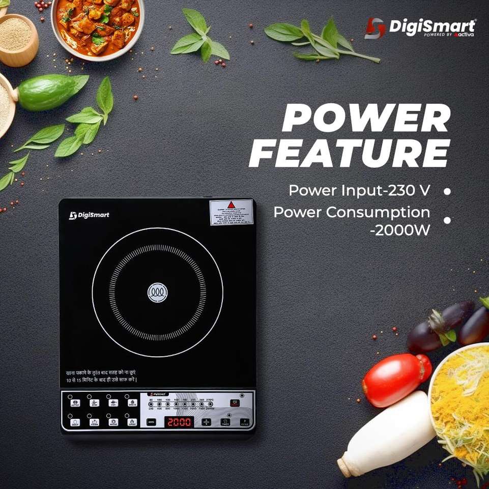 Shopsy DIGISMART 2000W Induction Cooktop Push Button - Image 5